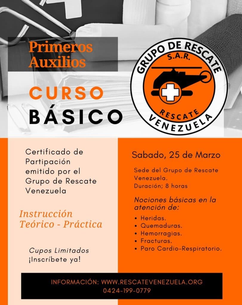 Curso Basico de Primeros Auxilos 25-03-2023